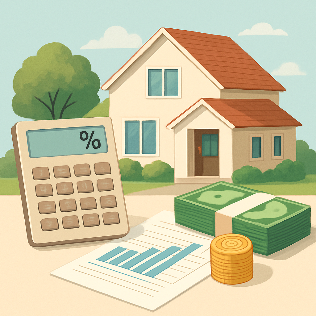 주택담보대출 한도 산정 방법 이미지