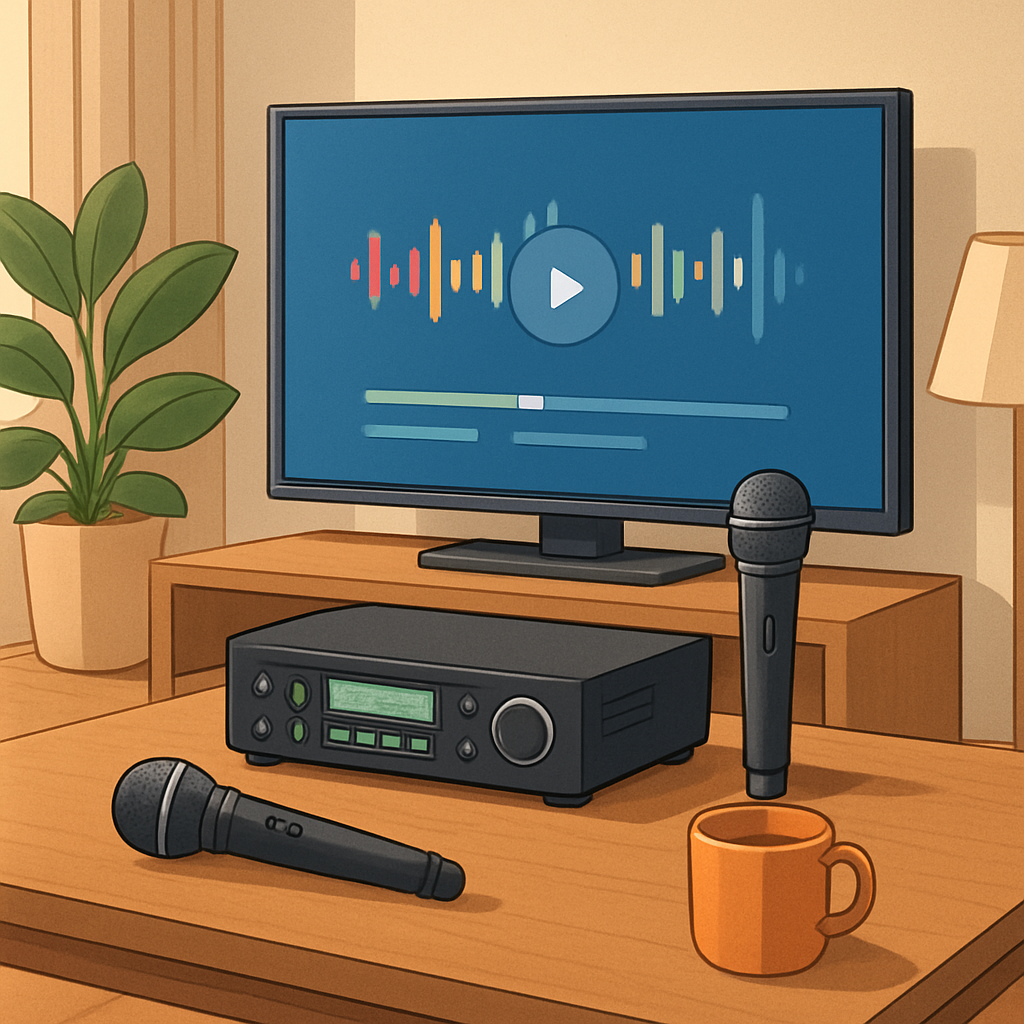 홈 가라오케 시스템 이미지