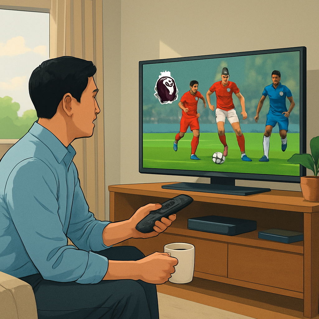 한국에서 EPL 중계 보는 방법 이미지