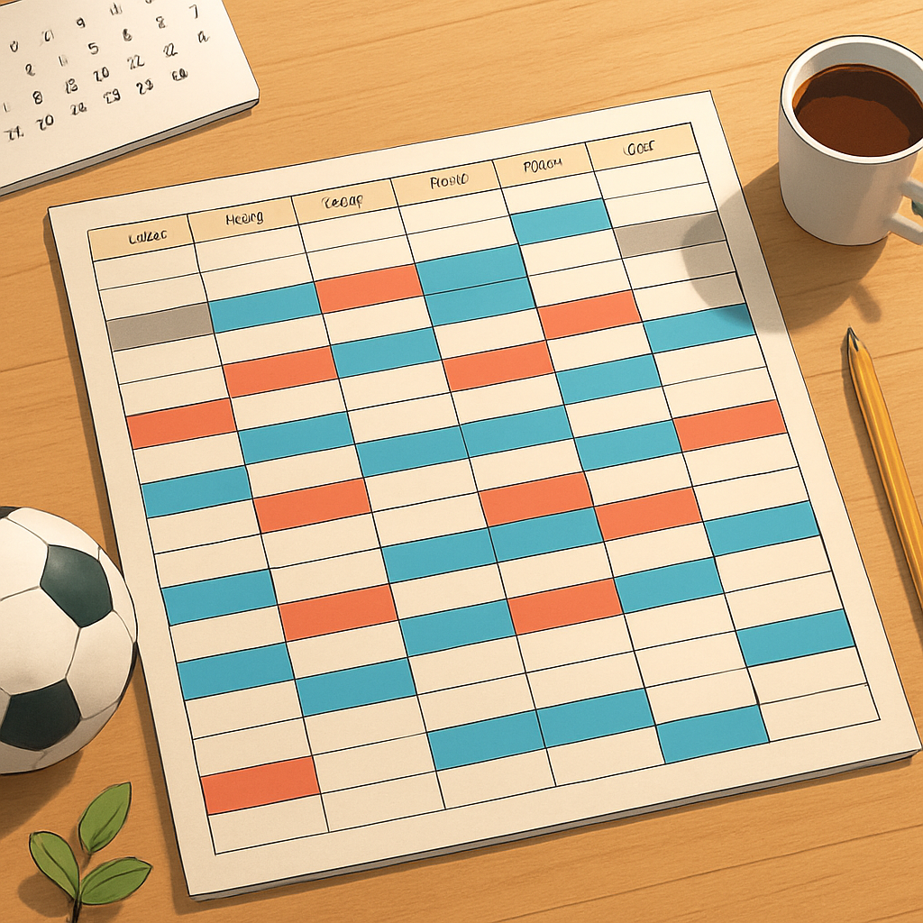 리그 일정 이미지