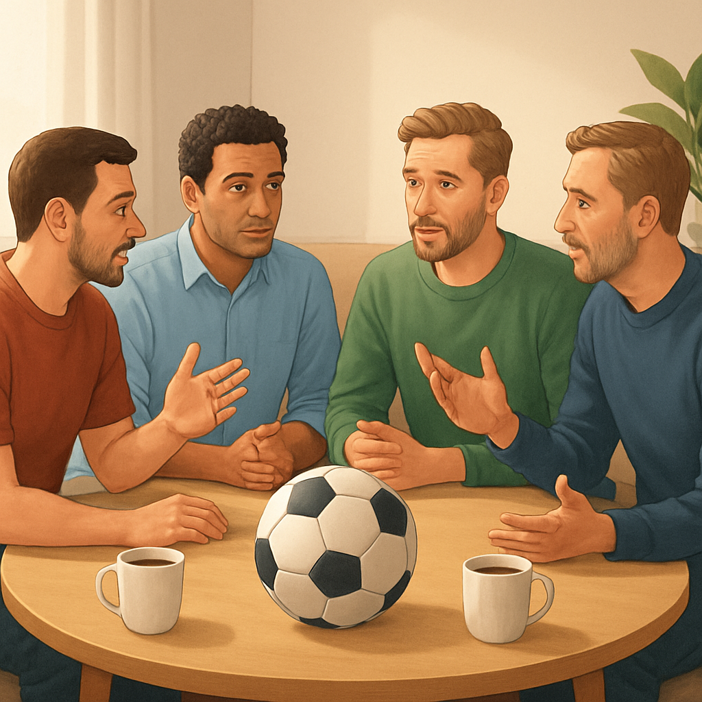 축구 토론 그룹 이미지