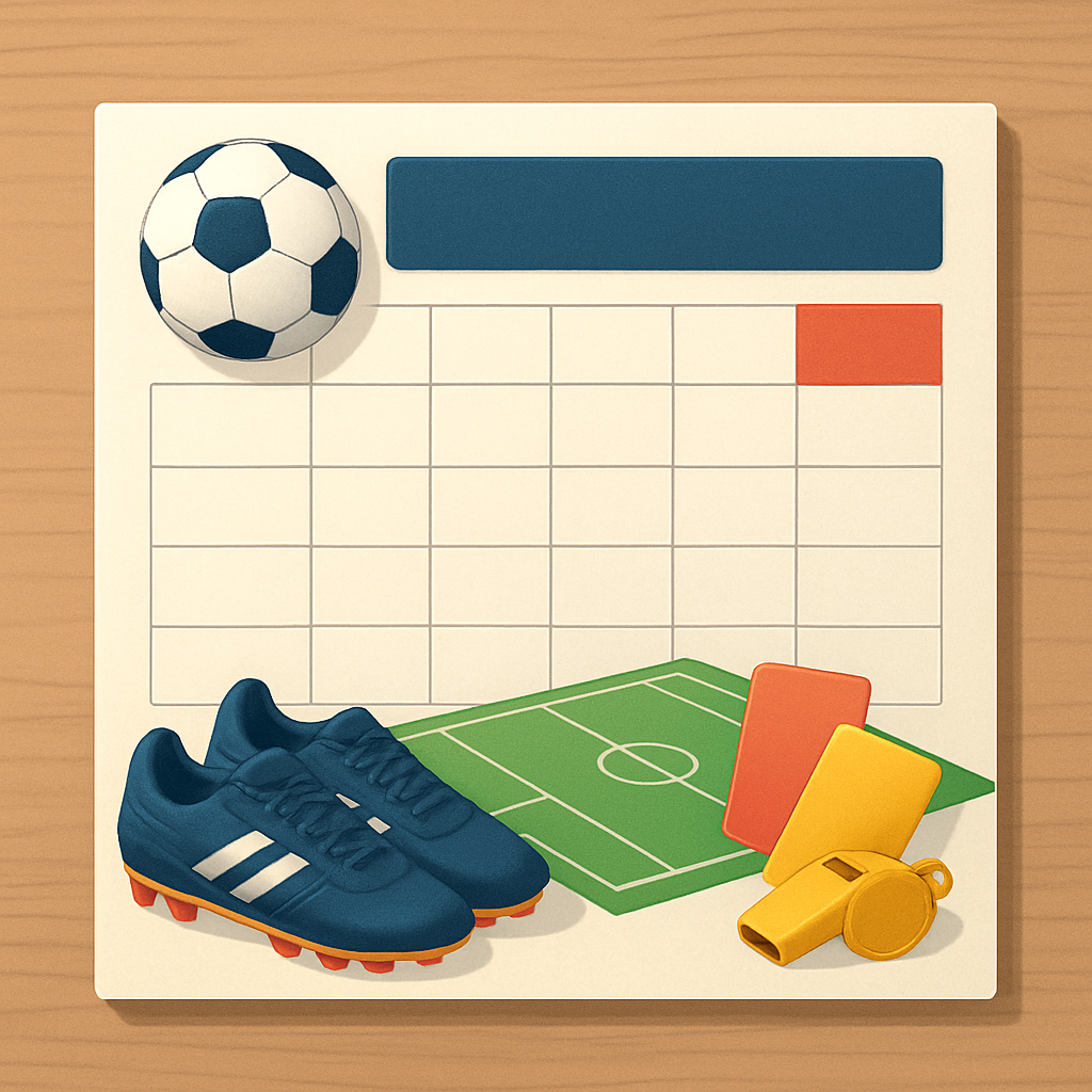 2024년 한국 축구 경기 일정표 이미지