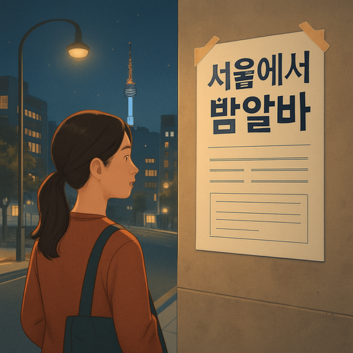 서울에서 찾는 밤알바 구인 채용 정보 이미지